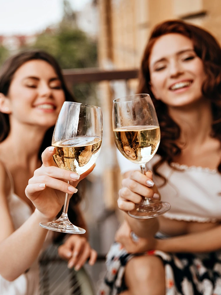 Luxury spa setting with gold accents